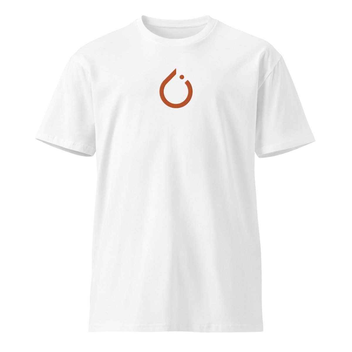 Product mockup photo of the Premium PyTorch T Shirt (unisex) White / M.