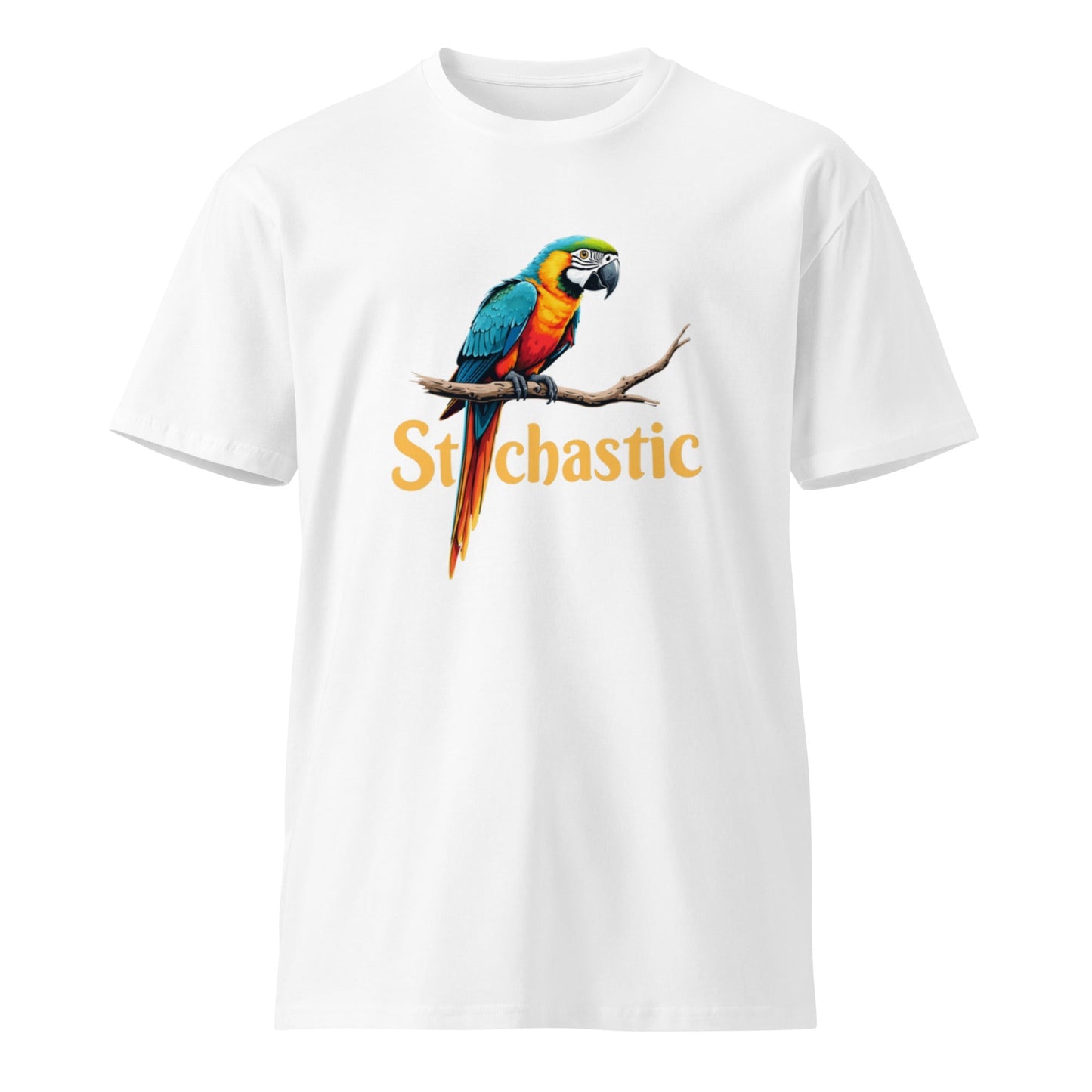 Image of the Premium Stochastic Parrot T-Shirt (unisex) White / M.