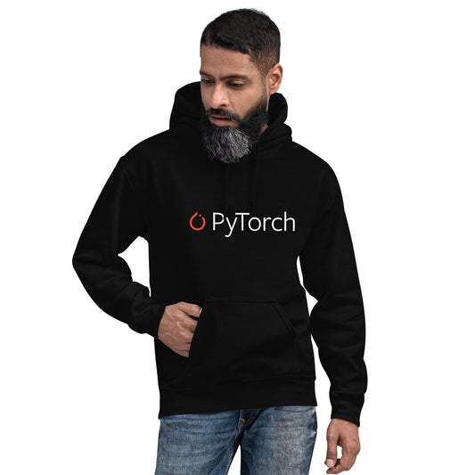 Image of the PyTorch Logo Hoodie (unisex).