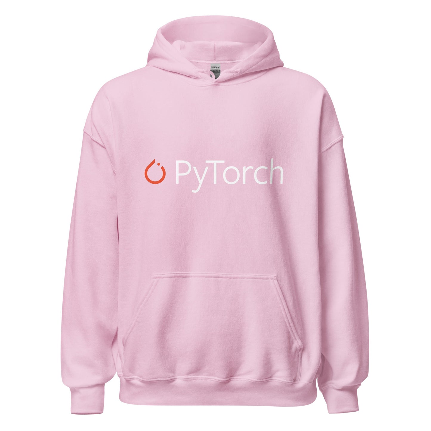 Image of the PyTorch Logo Hoodie (unisex) Light Pink / M.