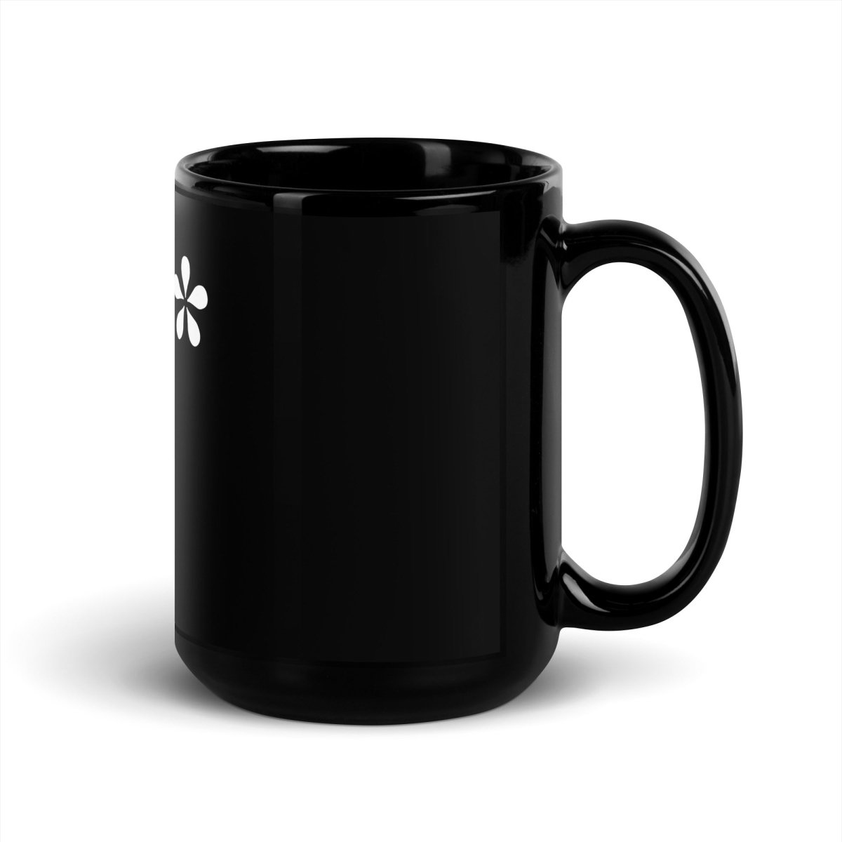 Image of the Q* (Q-Star) on Black Glossy Mug 3.