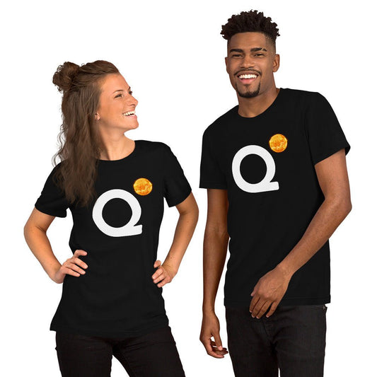 Product mockup photo of the Q* (Q Star) T Shirt 8 (unisex).