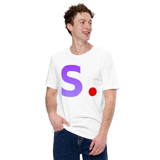 Product mockup photo of the Stability AI T Shirt (unisex).