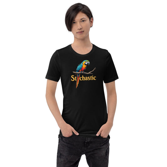 Image of the Stochastic Parrot T-Shirt (unisex).