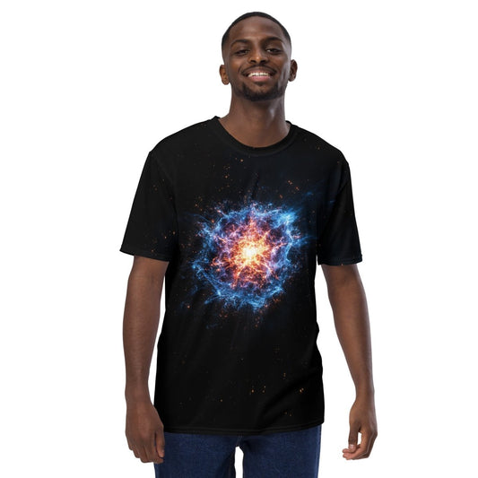 Product mockup photo of the Supernova T Shirt 1 (men).