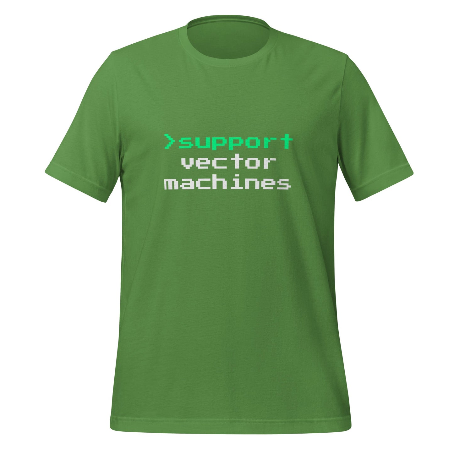 Image of the > support vector machines T-Shirt (unisex) Leaf / S.
