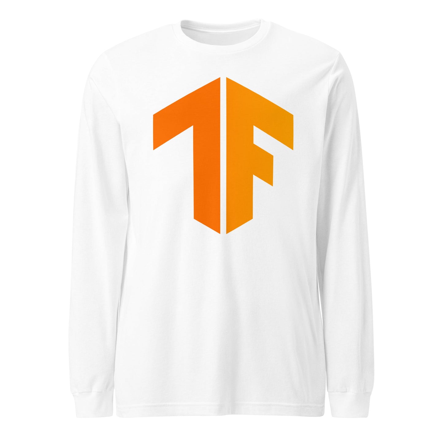 Image of the TensorFlow 2 Long Sleeve T-Shirt (unisex) White / M.