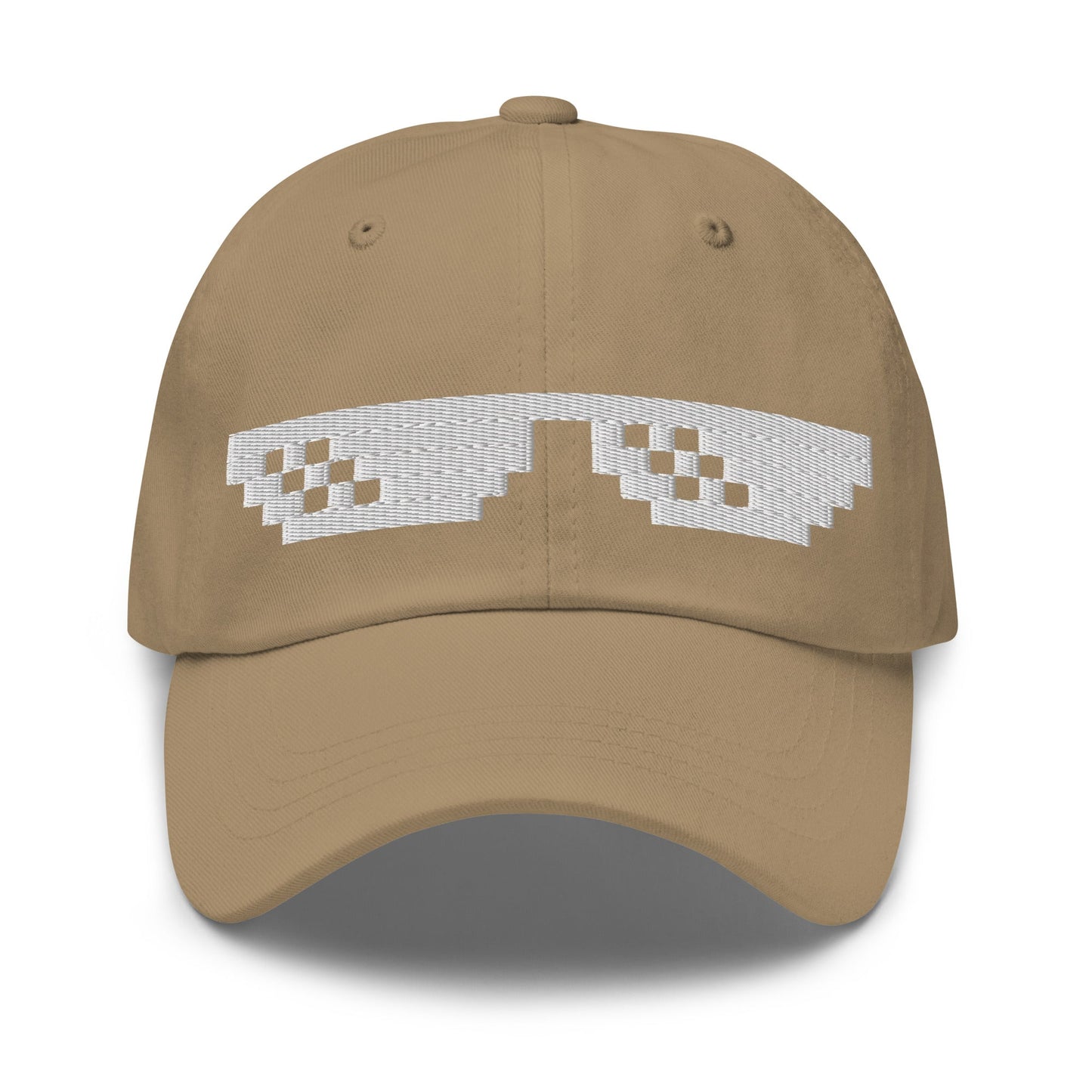 Image of the Thug Life Glasses Cap Khaki.