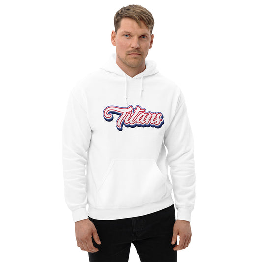 Product mockup photo of the Titans Architecture Team Hoodie (unisex).
