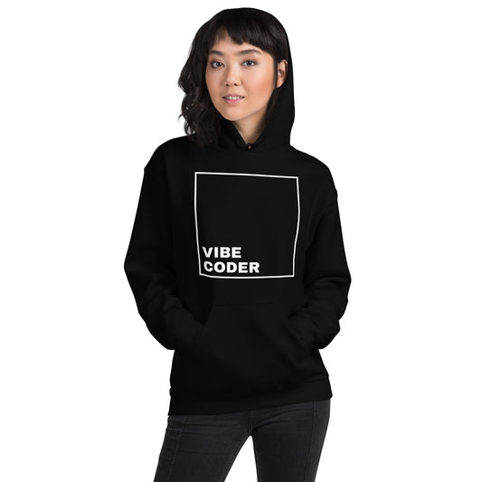 Image of the VIBE CODER Hoodie (unisex).
