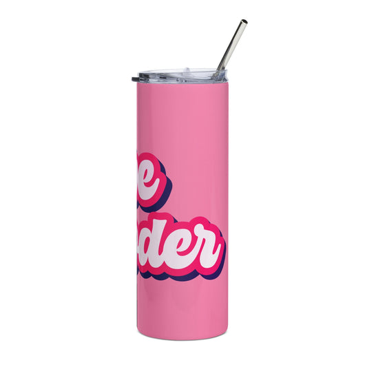 Image of the Vibe Coder Stainless Steel Tumbler.