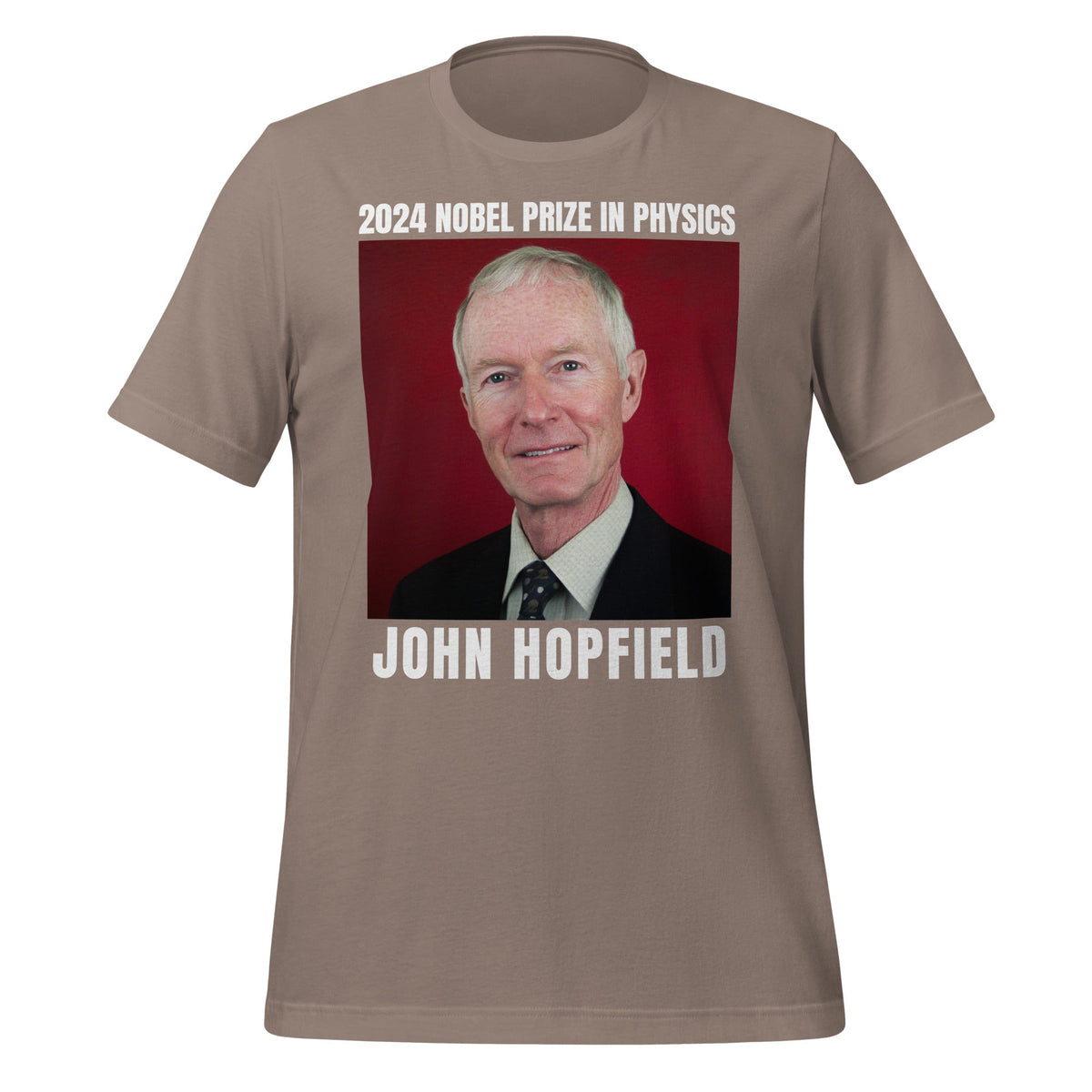 Image of the 2024 Nobel Prize in Physics John Hopfield T-Shirt (unisex) Pebble / M.