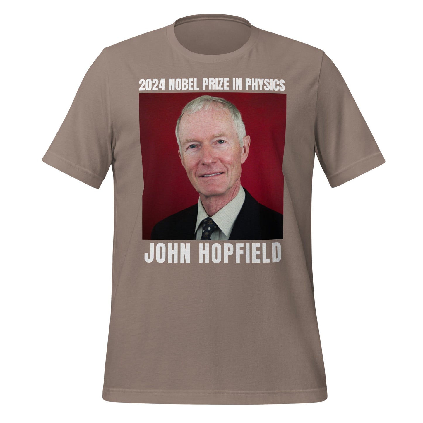 Image of the 2024 Nobel Prize in Physics John Hopfield T-Shirt (unisex) Pebble / M.