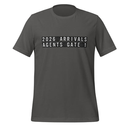 Image of the 2026 AGENTS Arrival T-Shirt (unisex) Asphalt / S.