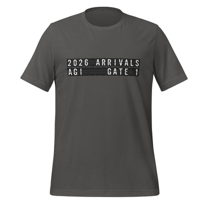 Image of the 2026 AGI Arrival T-Shirt (unisex) Asphalt / S.