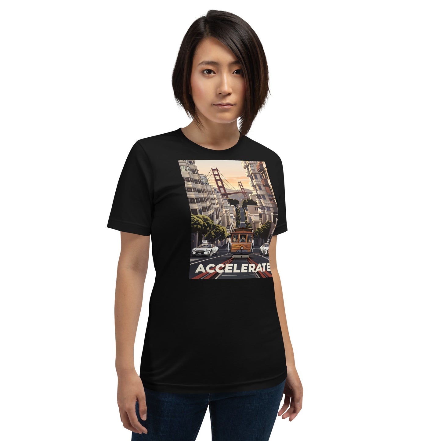 Image of the Accelerate San Francisco T-Shirt (unisex).