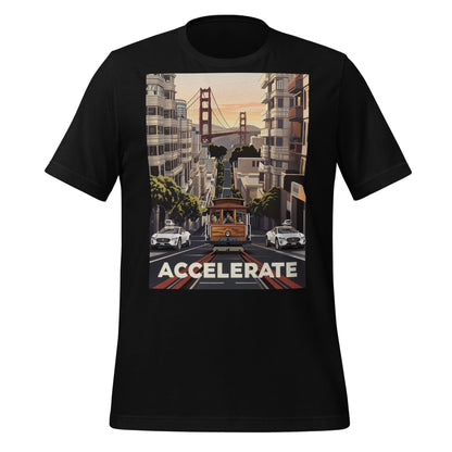 Image of the Accelerate San Francisco T-Shirt (unisex) Black / M.