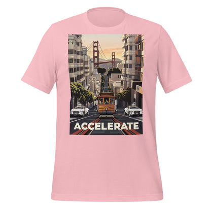 Image of the Accelerate San Francisco T-Shirt (unisex) Pink / M.