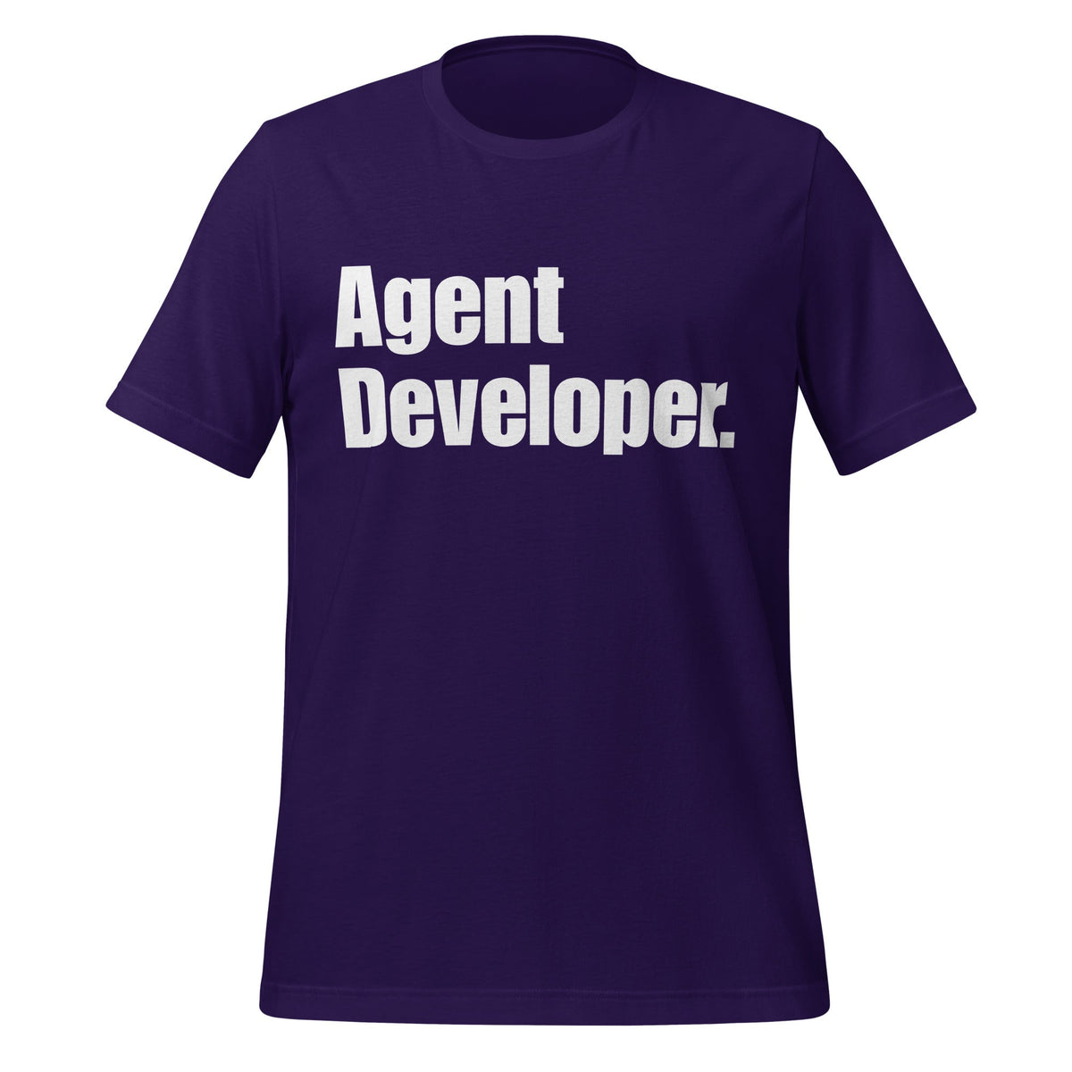 Image of the Agent Developer. T-Shirt (unisex) Team Purple / XS.