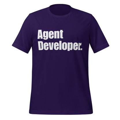 Image of the Agent Developer. T-Shirt (unisex) Team Purple / XS.