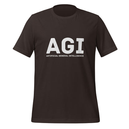 Product mockup photo of the AGI T Shirt 1 (unisex) Brown / M.