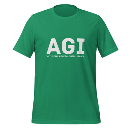 Product mockup photo of the AGI T Shirt 1 (unisex) Kelly / M.