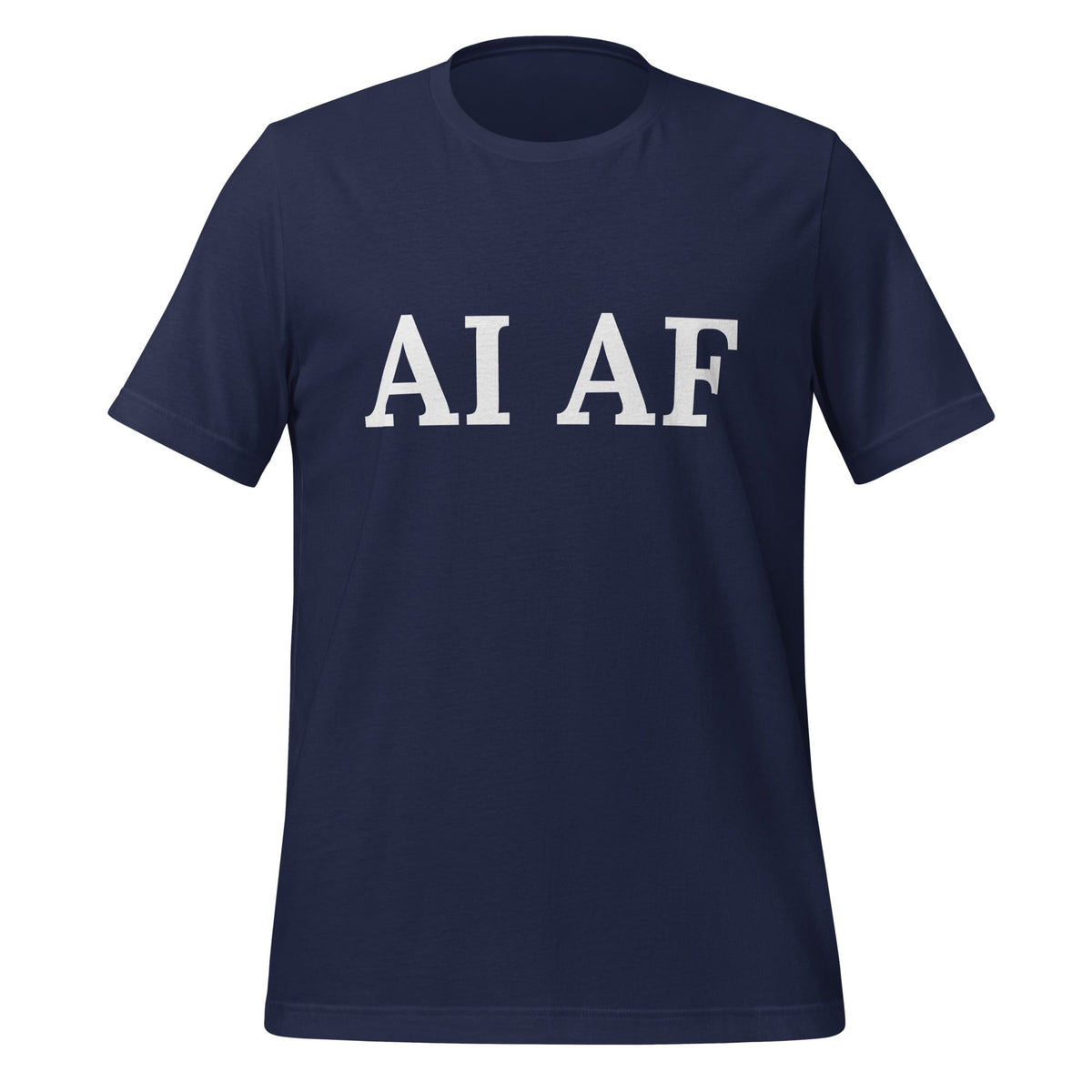 Image of the AI AF T-Shirt (unisex) Navy / M.