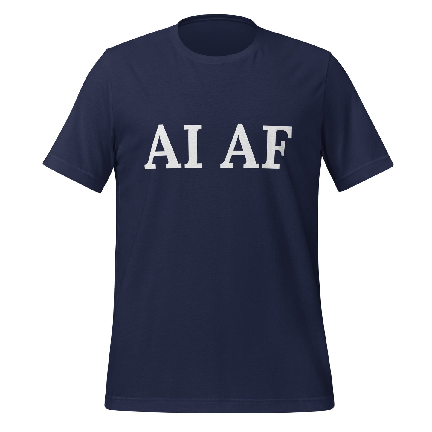 Image of the AI AF T-Shirt (unisex) Navy / M.