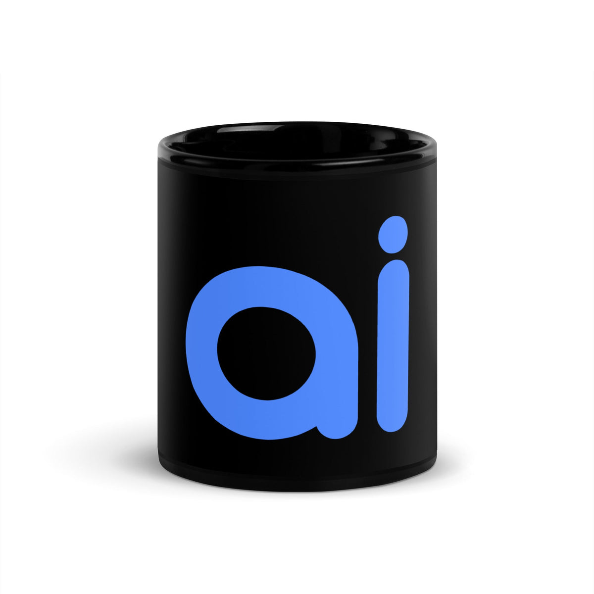 Image of the ai Black Glossy Mug 11 oz.