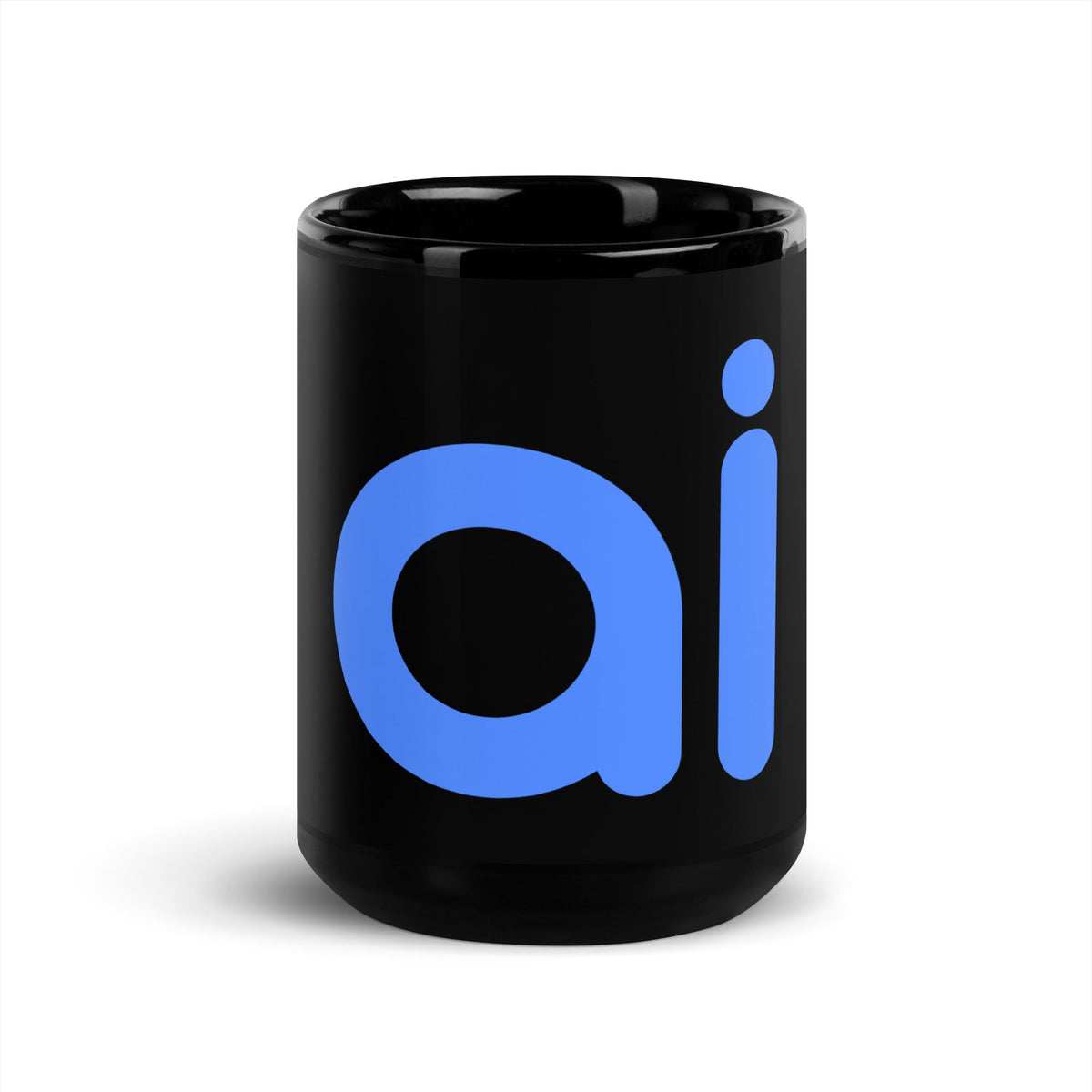 Image of the ai Black Glossy Mug 15 oz.