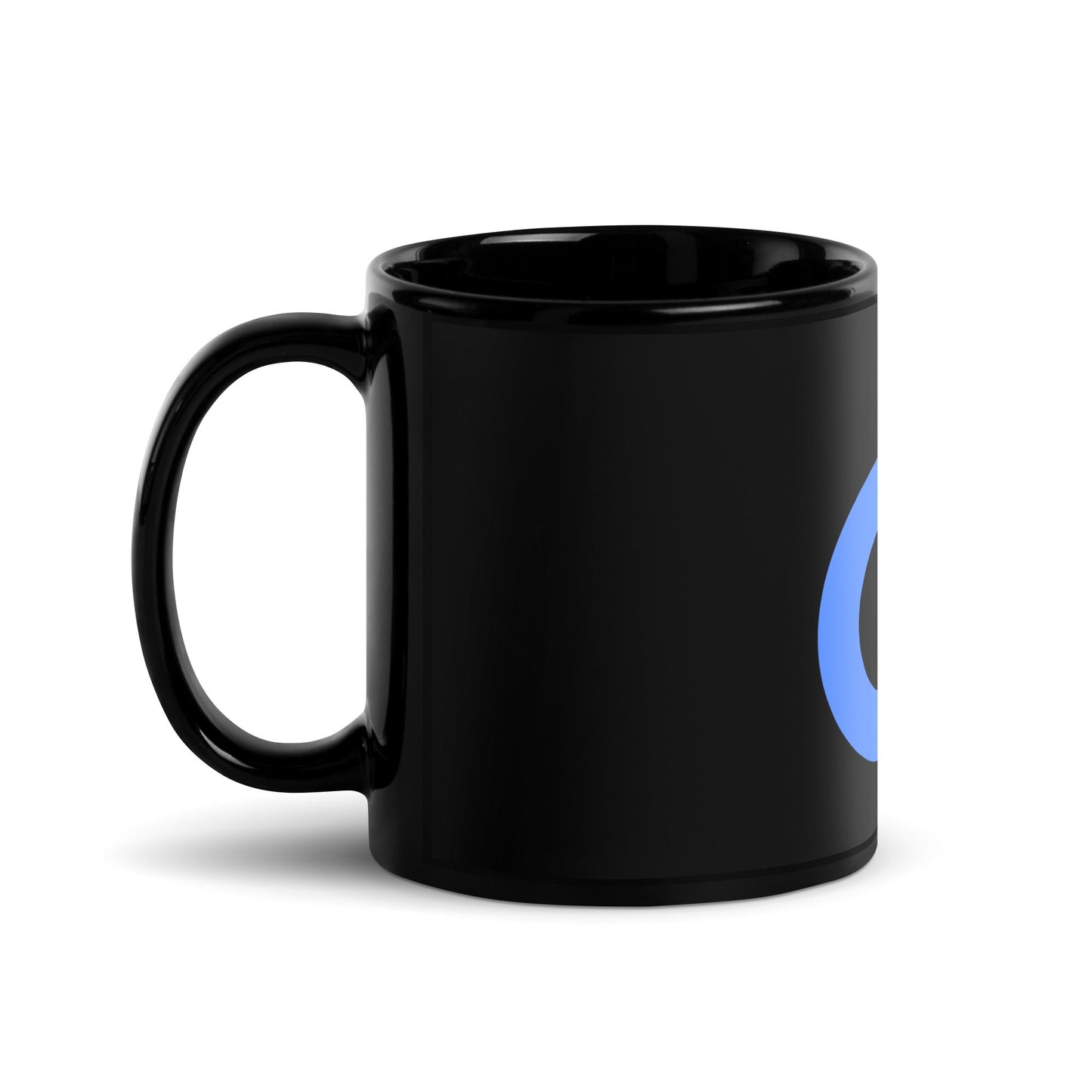 Image of the ai Black Glossy Mug.