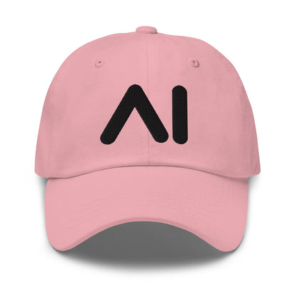 Image of the AI Black Logo Cap Pink.