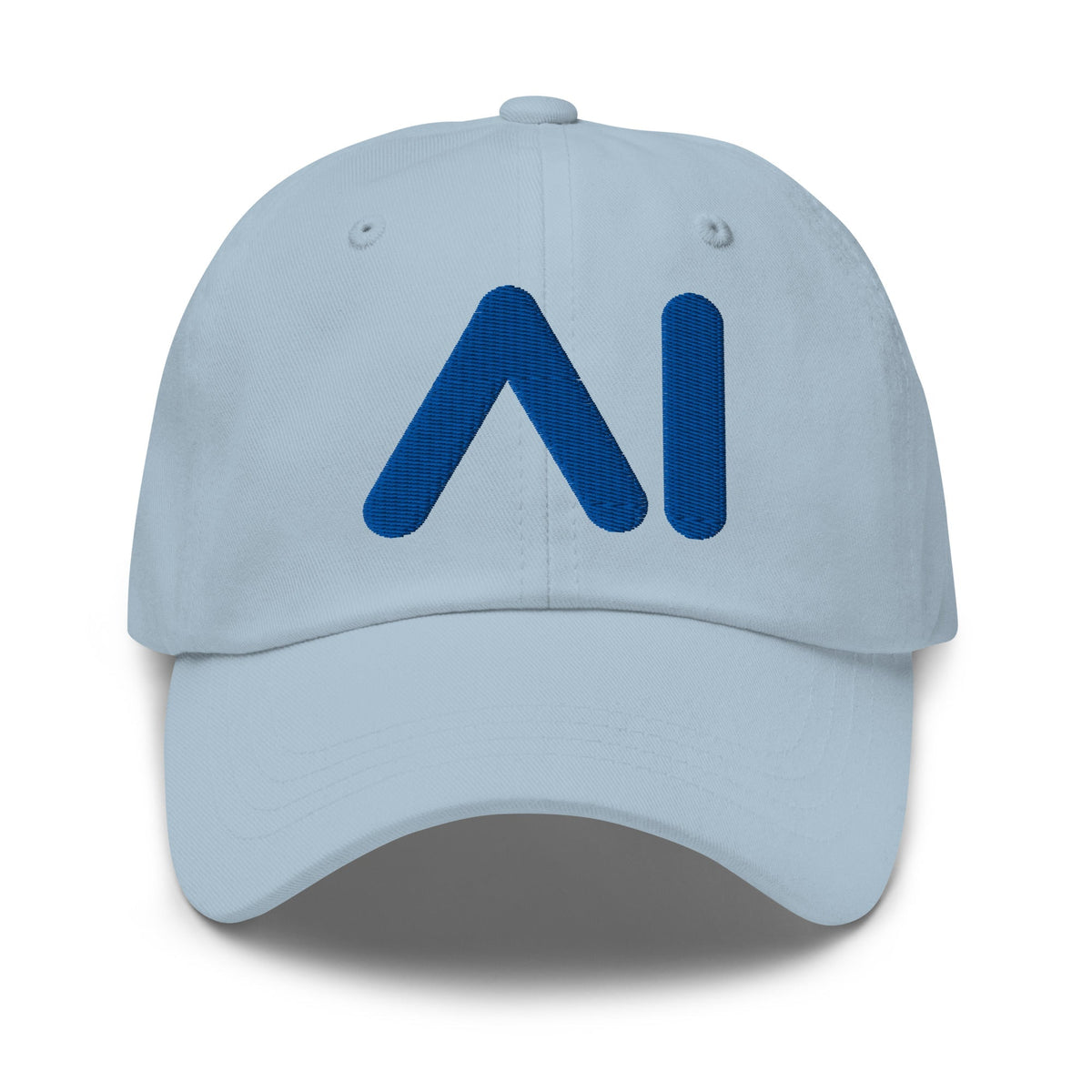 Image of the AI Blue Logo Cap Light Blue.
