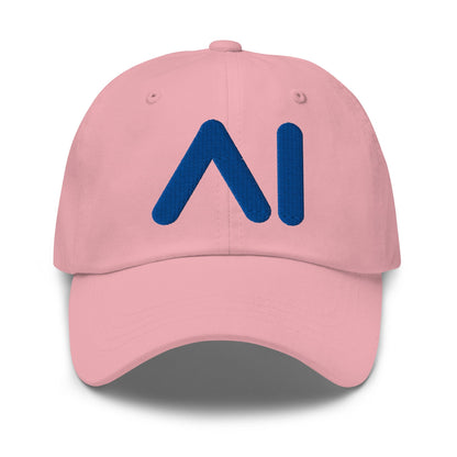 Image of the AI Blue Logo Cap Pink.