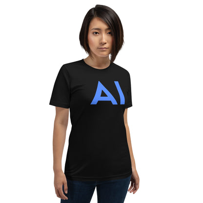 Image of the AI Blue T-Shirt (unisex).
