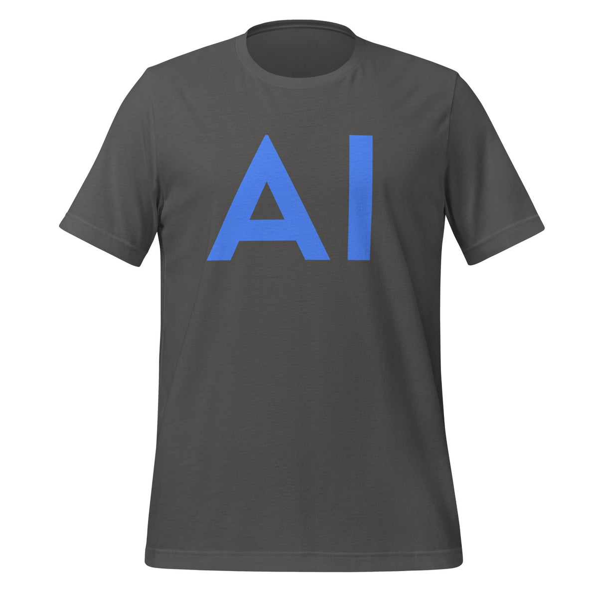 Image of the AI Blue T-Shirt (unisex) Asphalt / M.