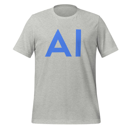 Image of the AI Blue T-Shirt (unisex) Athletic Heather / M.