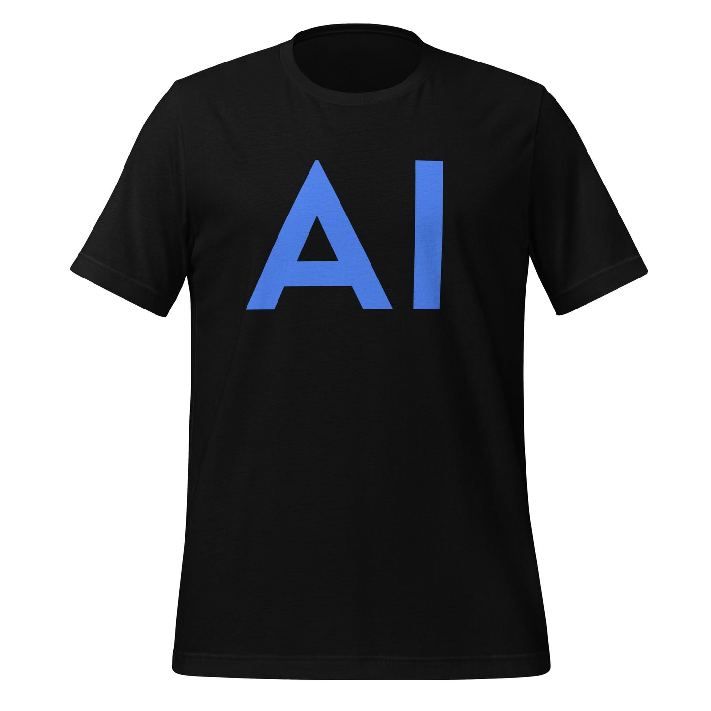 Image of the AI Blue T-Shirt (unisex) Black / M.