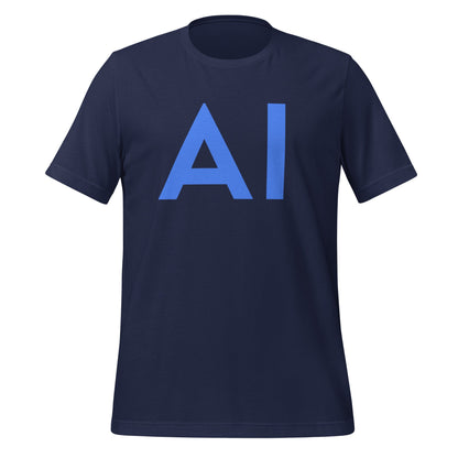 Image of the AI Blue T-Shirt (unisex) Navy / M.