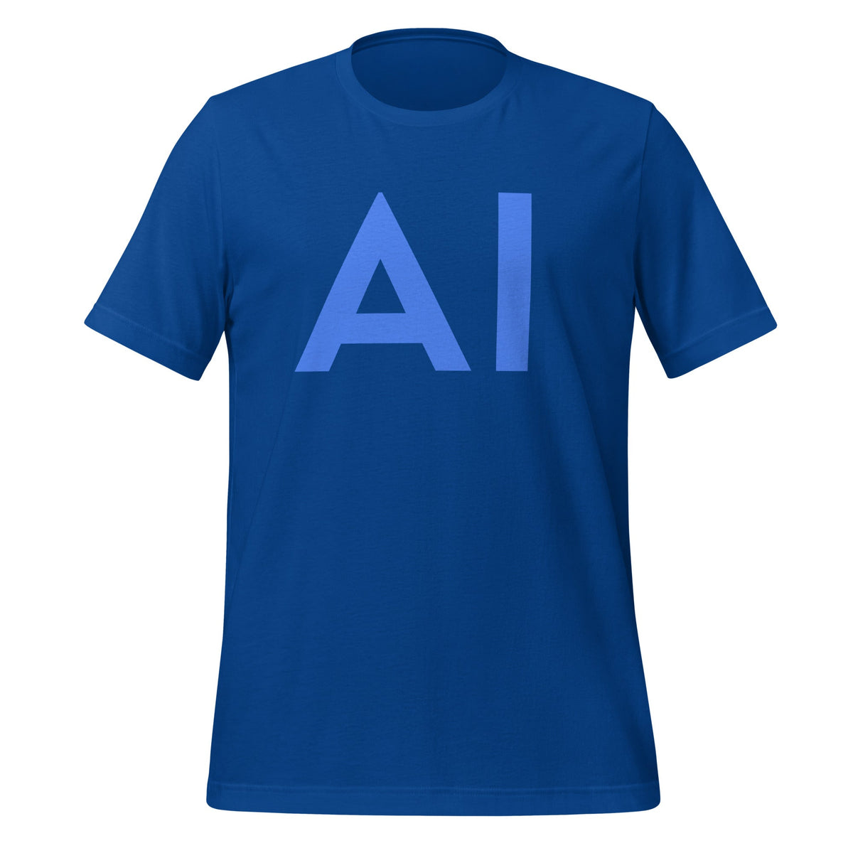Image of the AI Blue T-Shirt (unisex) True Royal / M.