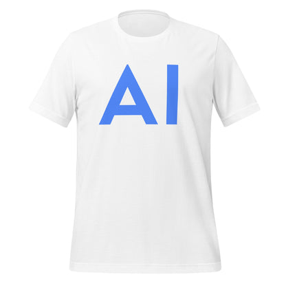 Image of the AI Blue T-Shirt (unisex) White / M.