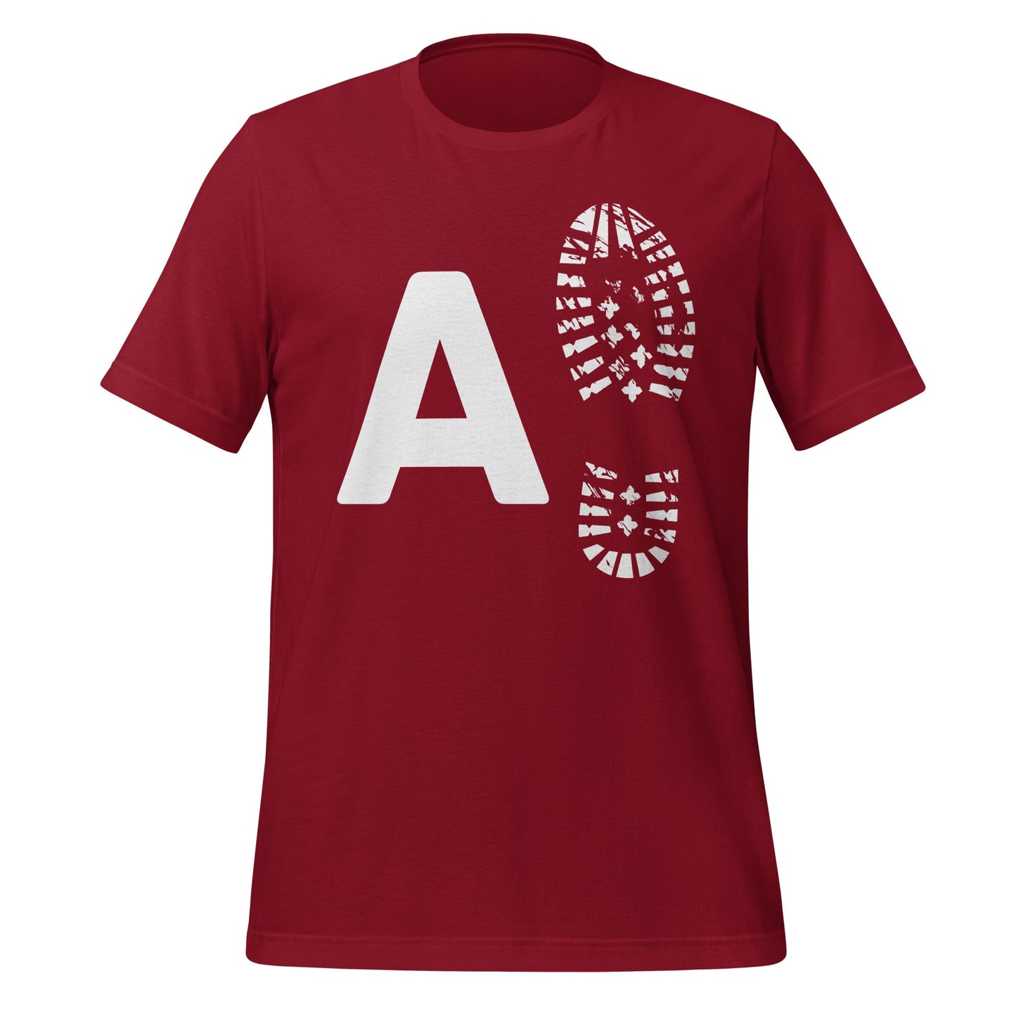 Image of the AI Boot T-Shirt (unisex) Cardinal / M.