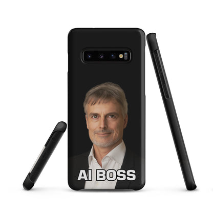 Image of the AI BOSS Jürgen Schmidhuber Snap Case for Samsung Samsung Galaxy S10.