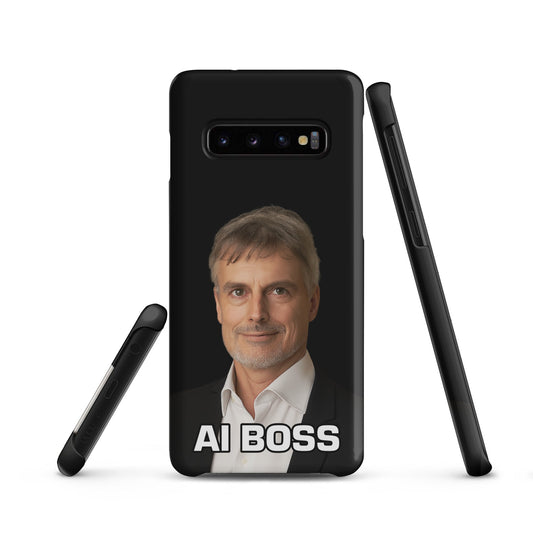 Image of the AI BOSS Jürgen Schmidhuber Snap Case for Samsung Samsung Galaxy S10.