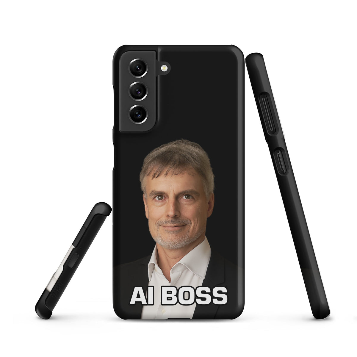 Image of the AI BOSS Jürgen Schmidhuber Snap Case for Samsung Samsung Galaxy S21.