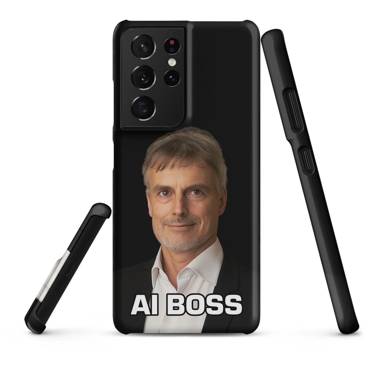 Image of the AI BOSS Jürgen Schmidhuber Snap Case for Samsung Samsung Galaxy S21 Ultra.
