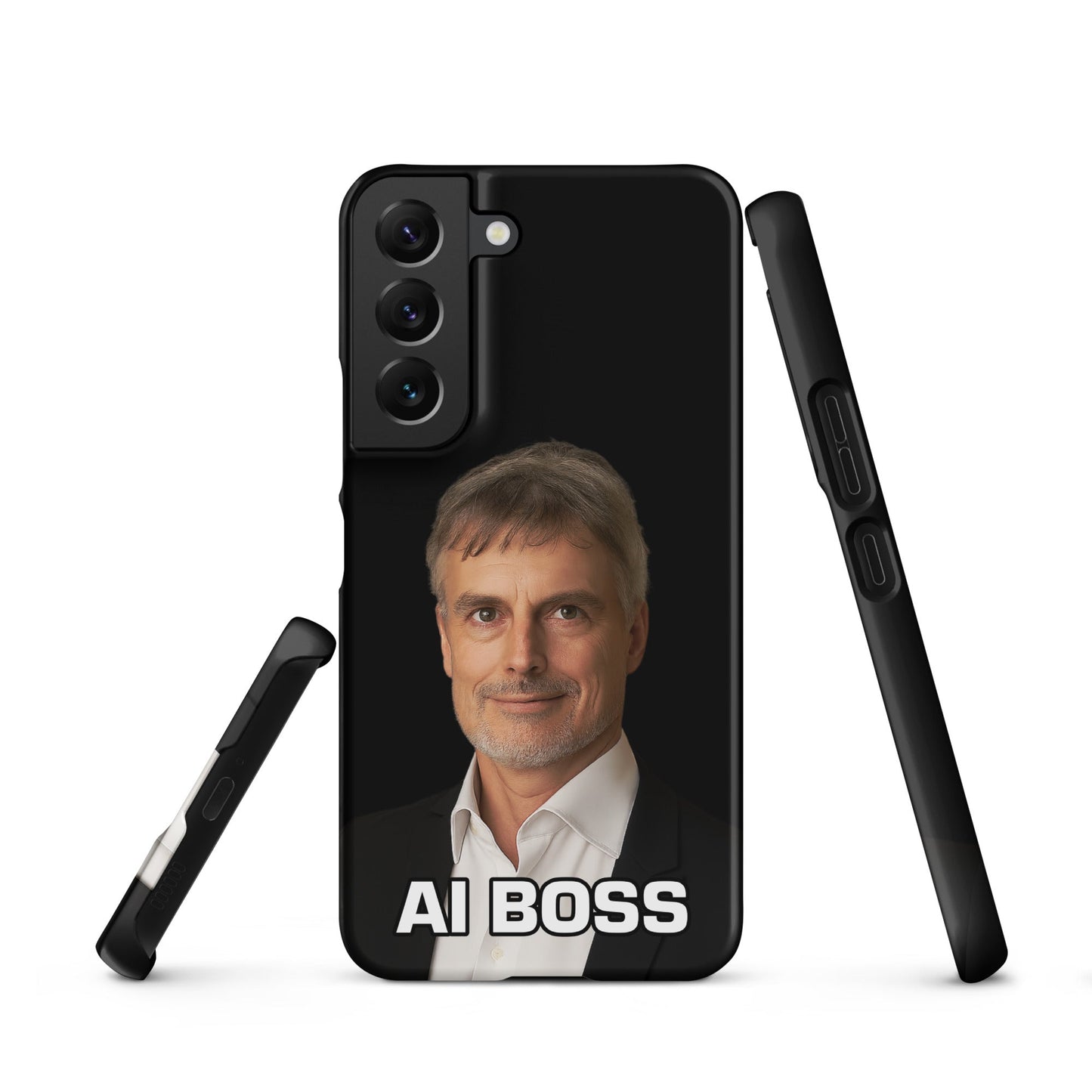 Image of the AI BOSS Jürgen Schmidhuber Snap Case for Samsung Samsung Galaxy S22.