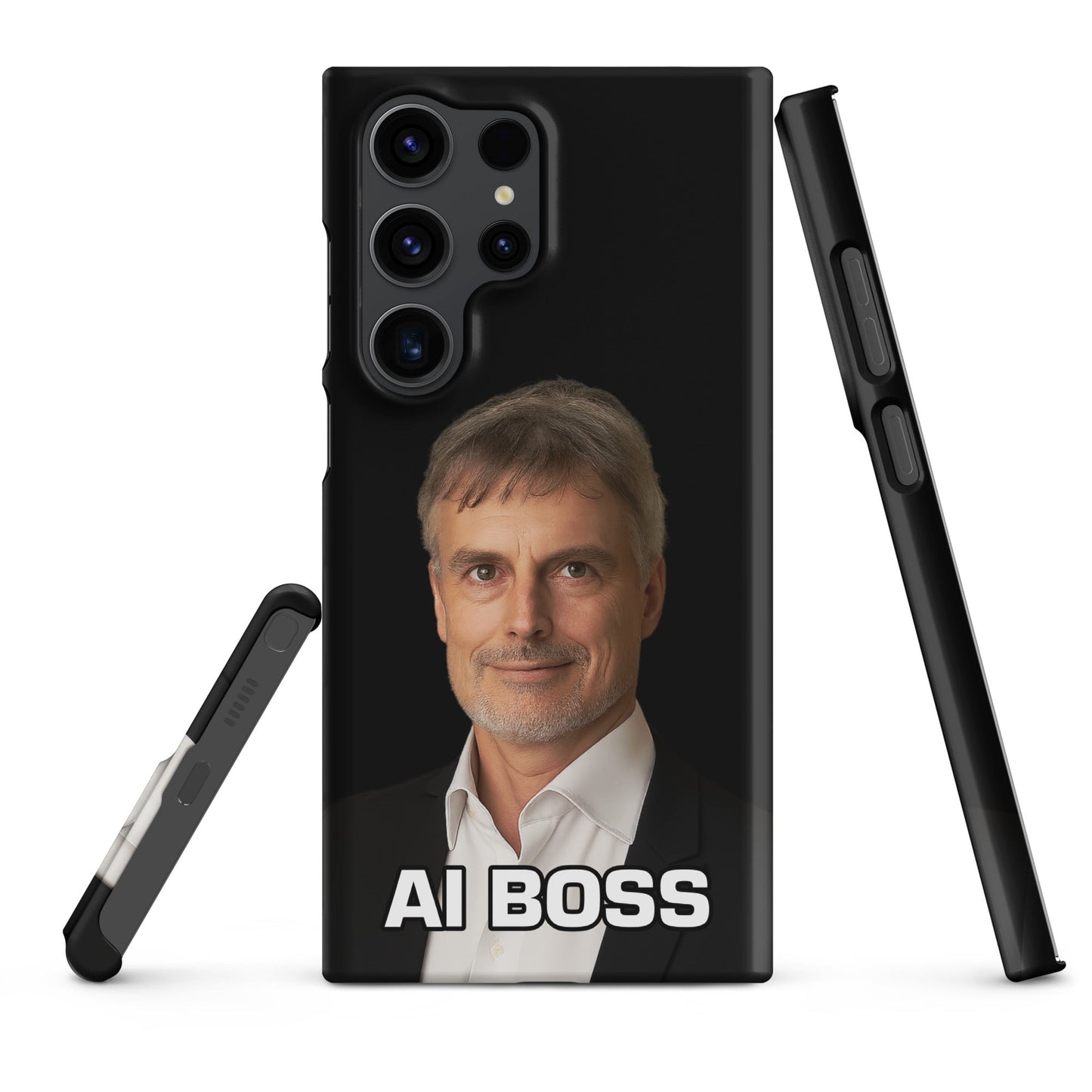 Image of the AI BOSS Jürgen Schmidhuber Snap Case for Samsung Samsung Galaxy S23 Ultra.