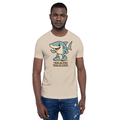 Image of the AI Brainrot Character TRALALERO TRALALUDIO T-Shirt.