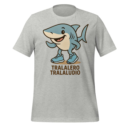 Image of the AI Brainrot Character TRALALERO TRALALUDIO T-Shirt Athletic Heather / M.